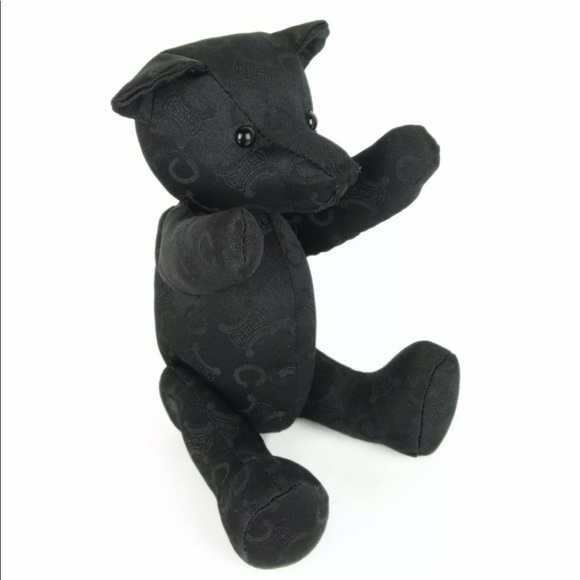 New CELINE C Macadam Teddy Bear Set of 2 $795 Retail - Picture 9 of 15